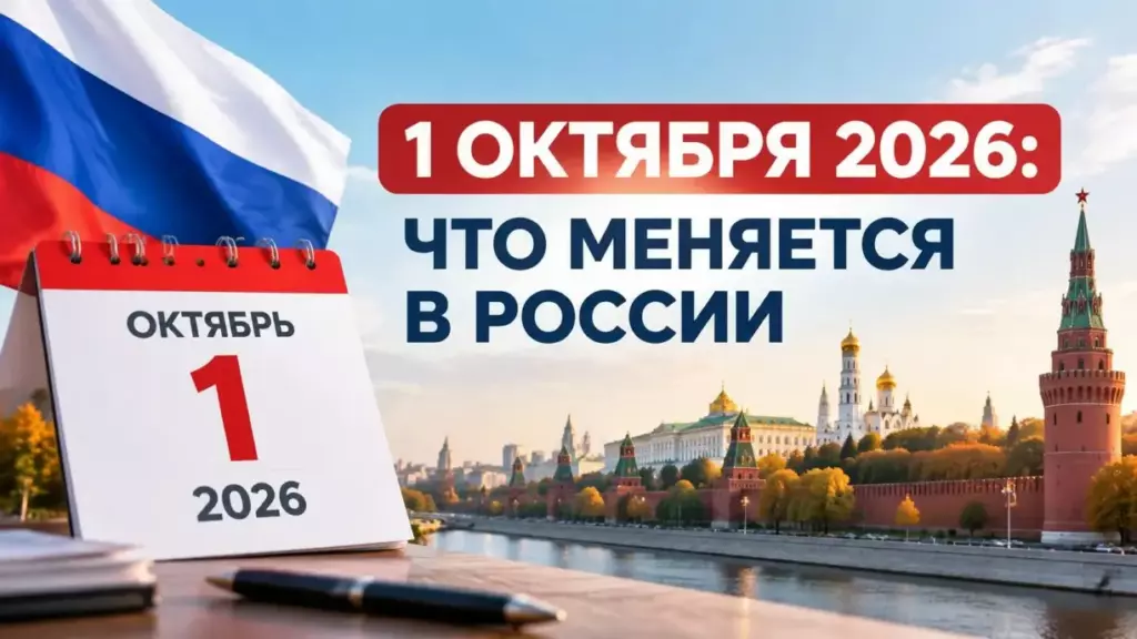 Что изменилось в России с 1 октября 2026 года: обзор