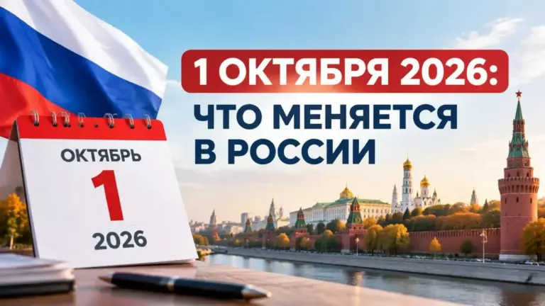 Что изменилось в России с 1 октября 2026 года: обзор